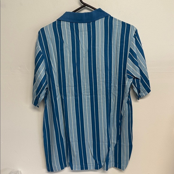 Bogey boys striped button up blue shirt men’s size small - Picture 2 of 4